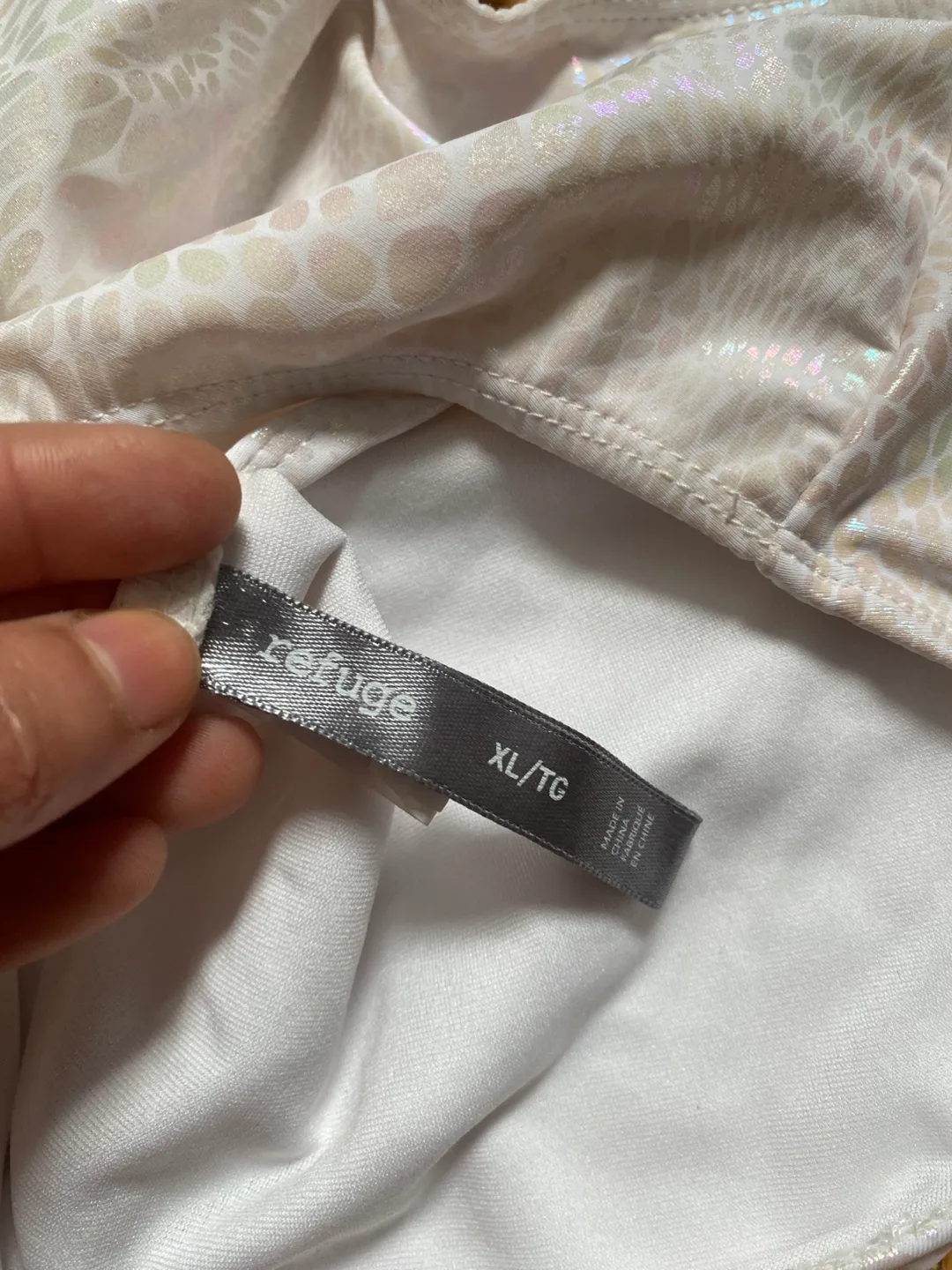 Refuge White Snakeskin Print Monokini Swimsuit ❤️ image indicator(4)