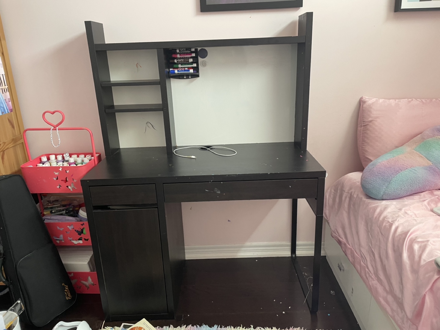 IKEA MICKE Desk - Black-Brown - photo 3