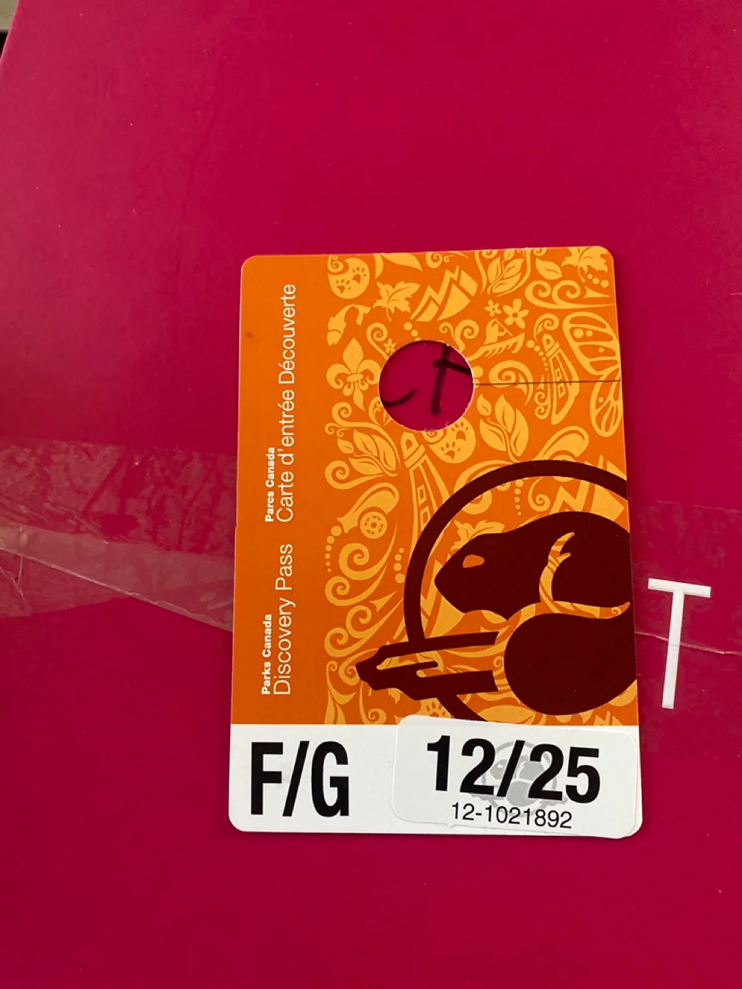 Parks Canada Discovery Pass - 12/25 thumbnail