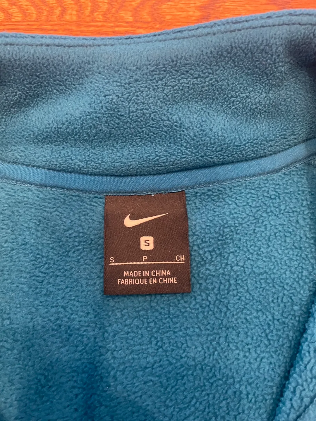 Nike teal fleece pullover image indicator(7)