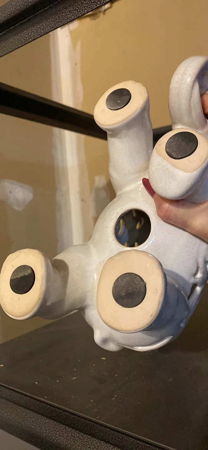 Off-white Ceramic Elephant Figurine image indicator(5)