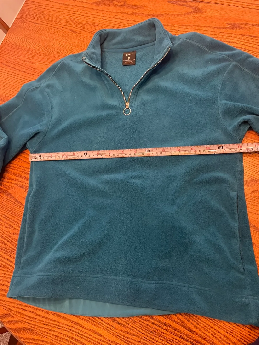 Nike teal fleece pullover image indicator(9)