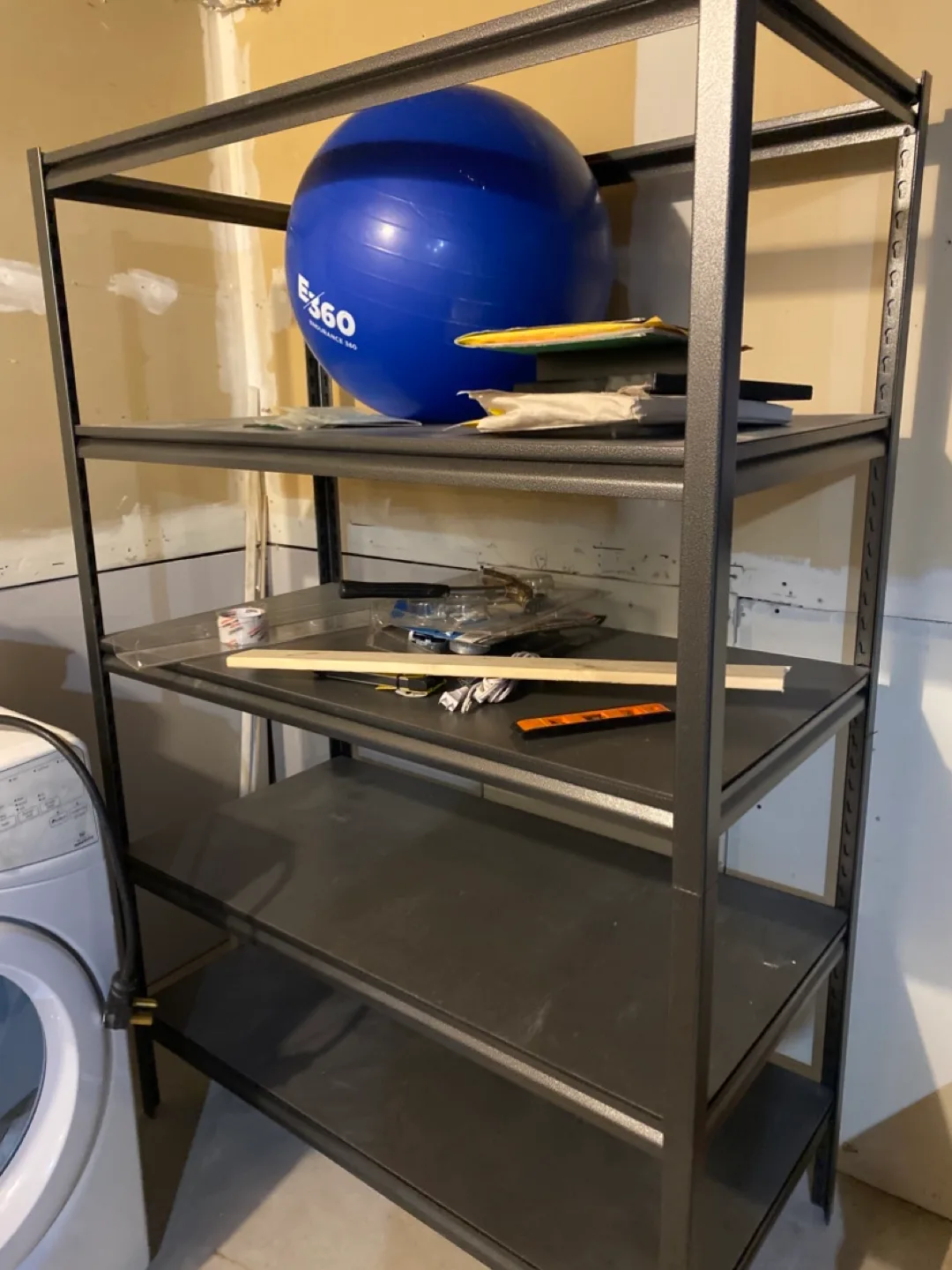 Heavy-duty 5-shelf metal rack image indicator(2)