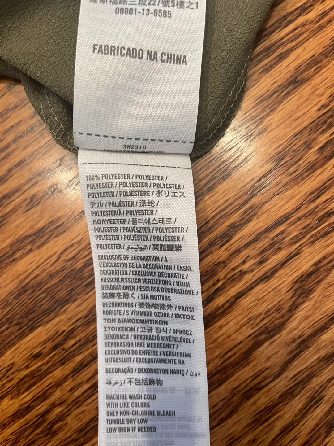 Hollister Olive Green Sleeveless Button-Down Blouse - Size Small image indicator(6)