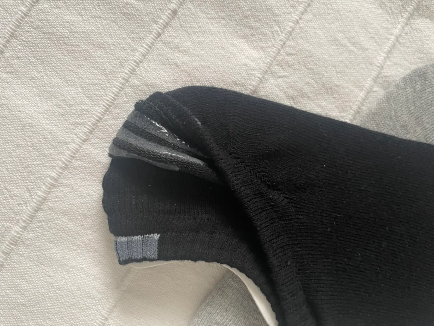 New! Pair of Low-Cut women’s Socks - Black & Grey image indicator(2)