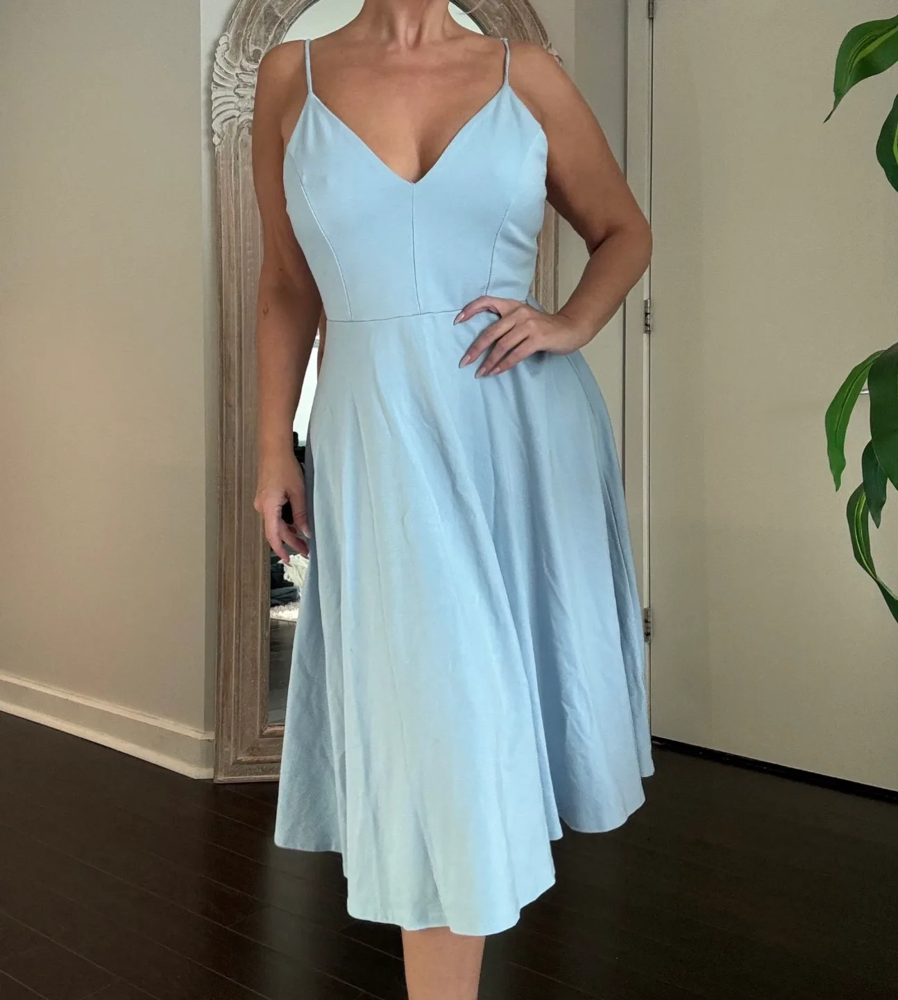 Light Blue A-Line Sundress thumbnail