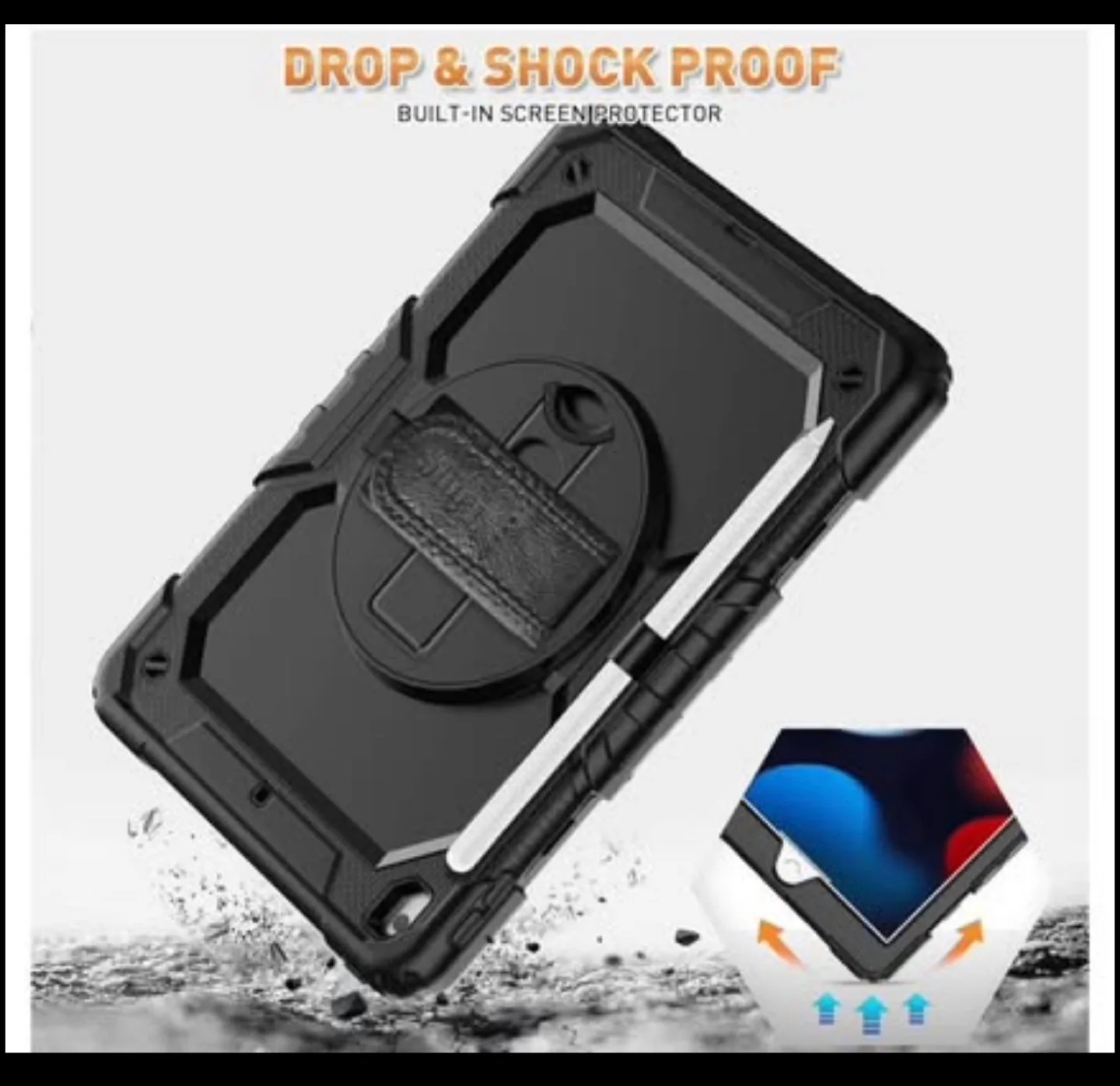 iPad 9th/8th/7th Gen 10.2" Protective Case - Black image indicator(3)