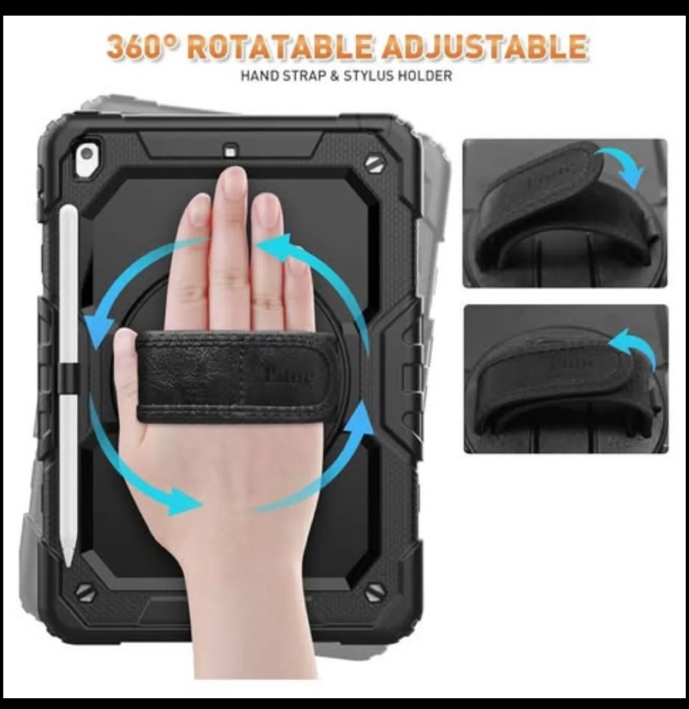 iPad 9th/8th/7th Gen 10.2" Protective Case - Black image indicator(4)