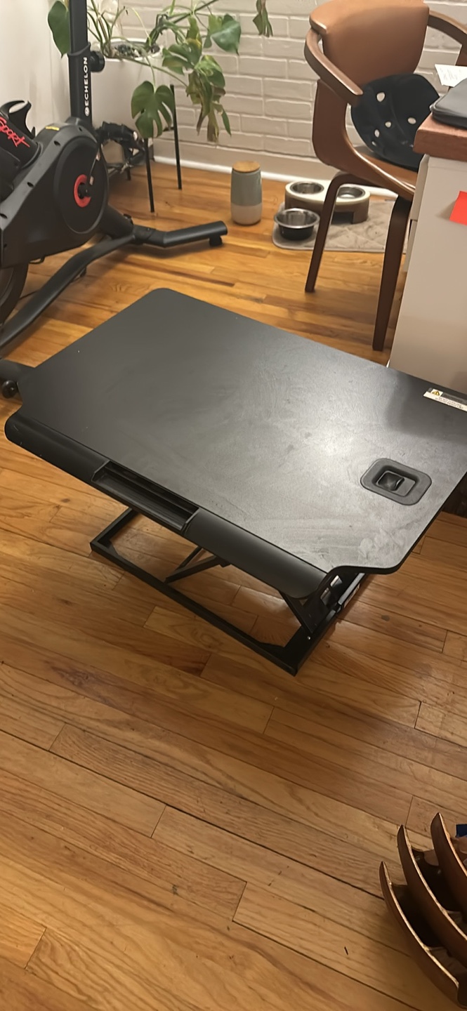 Black Standing Desk Converter