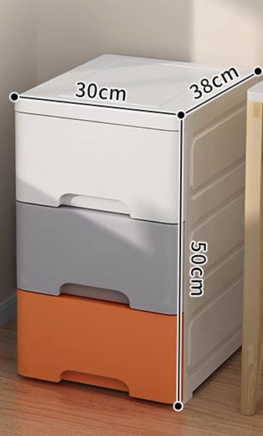 Three-Drawer Storage Unit