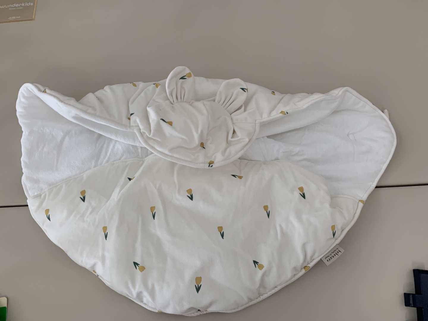 Baby blanket with organic cotton-Tulip Print