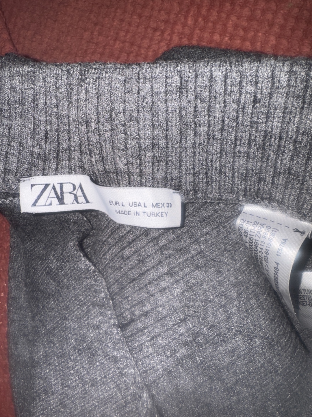 Zara Grey Knit Mini Skirt - photo 2