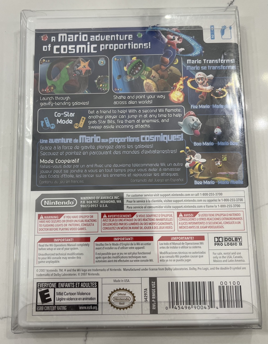 Factory Sealed Super Mario Galaxy Wii Game - photo 3