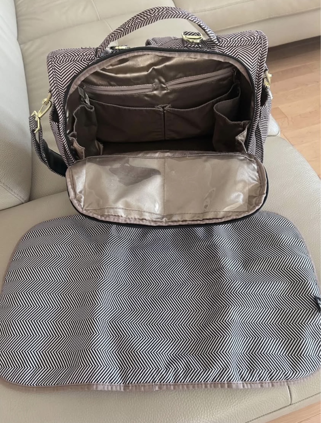 JuJuBe Be Prepared Diaper Bag - Herringbone - photo 3