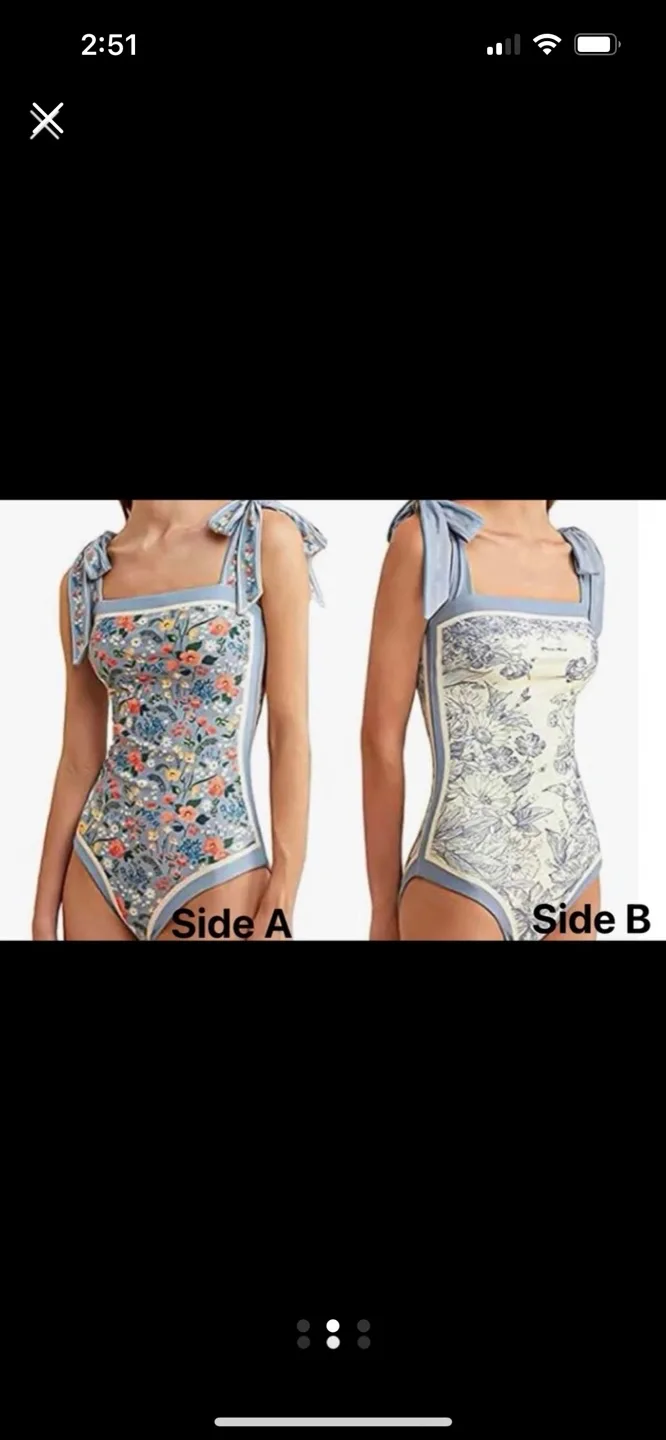 Two (2) Reversible One Piece Swimsuit image indicator(2)