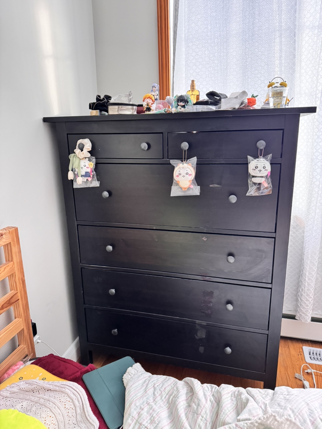 IKEA MALM 6-Drawer Dresser - Black-Brown - photo 2