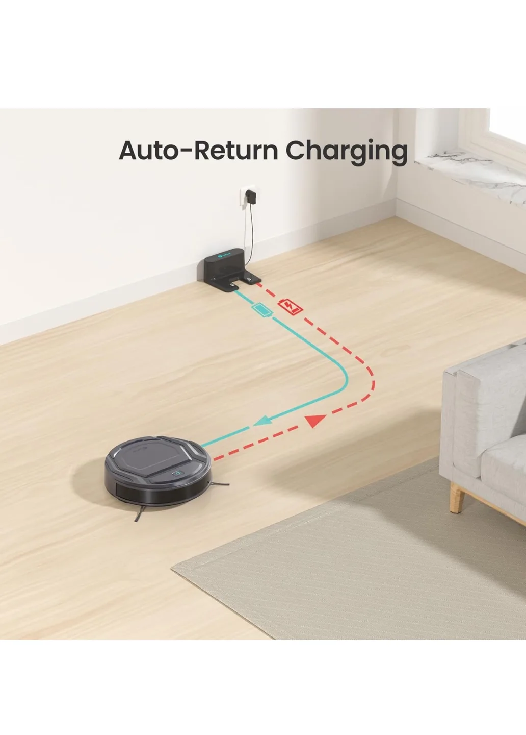 Lefant M210P Smart Robot Vacuum Cleaner image indicator(7)