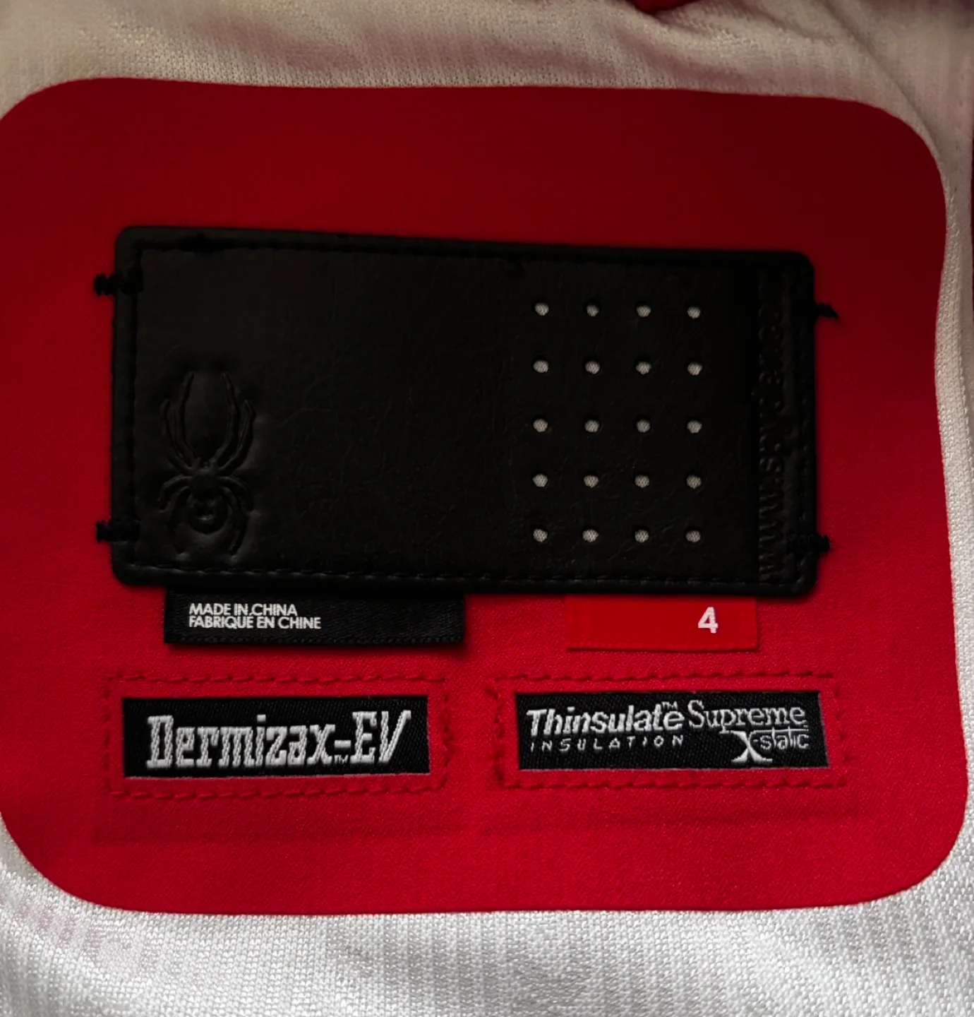 Spyder Women's Red Ski Jacket Size Small image indicator(7)