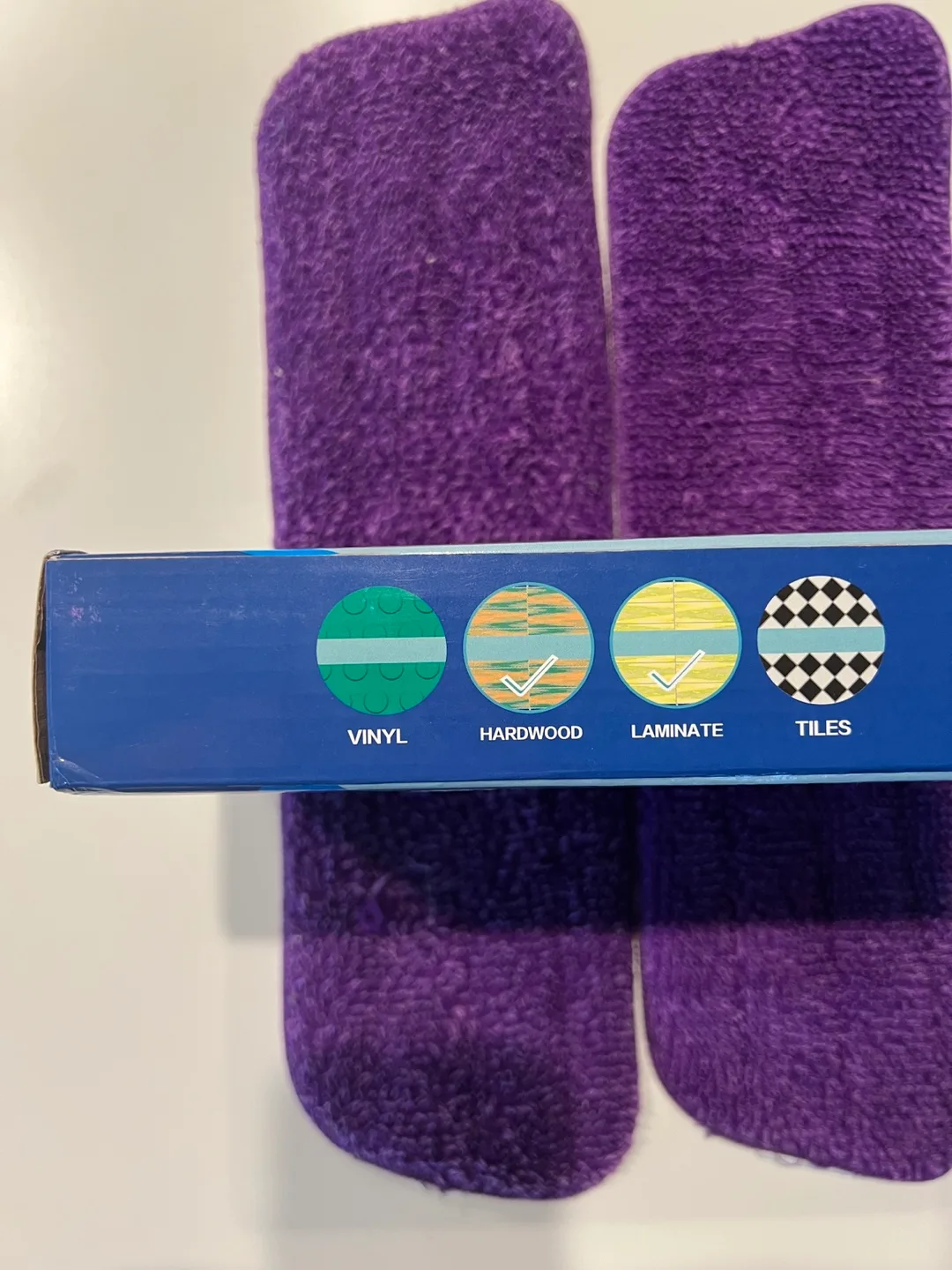 6-Pack Purple Microfibre Mop Pads image indicator(2)