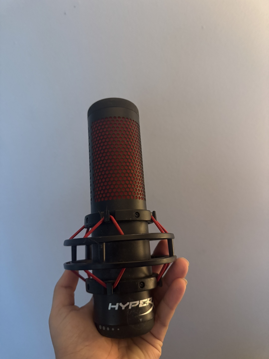 HyperX QuadCast S USB Microphone - Red