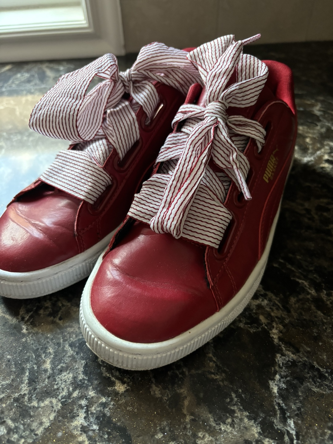 Red Puma Basket Classic Lows