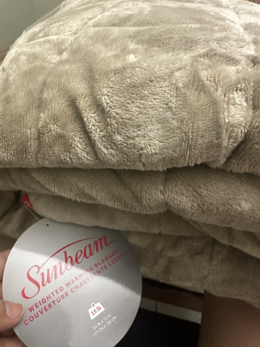Sunbeam Weighted Warming Blanket - 15 lbs - photo 3