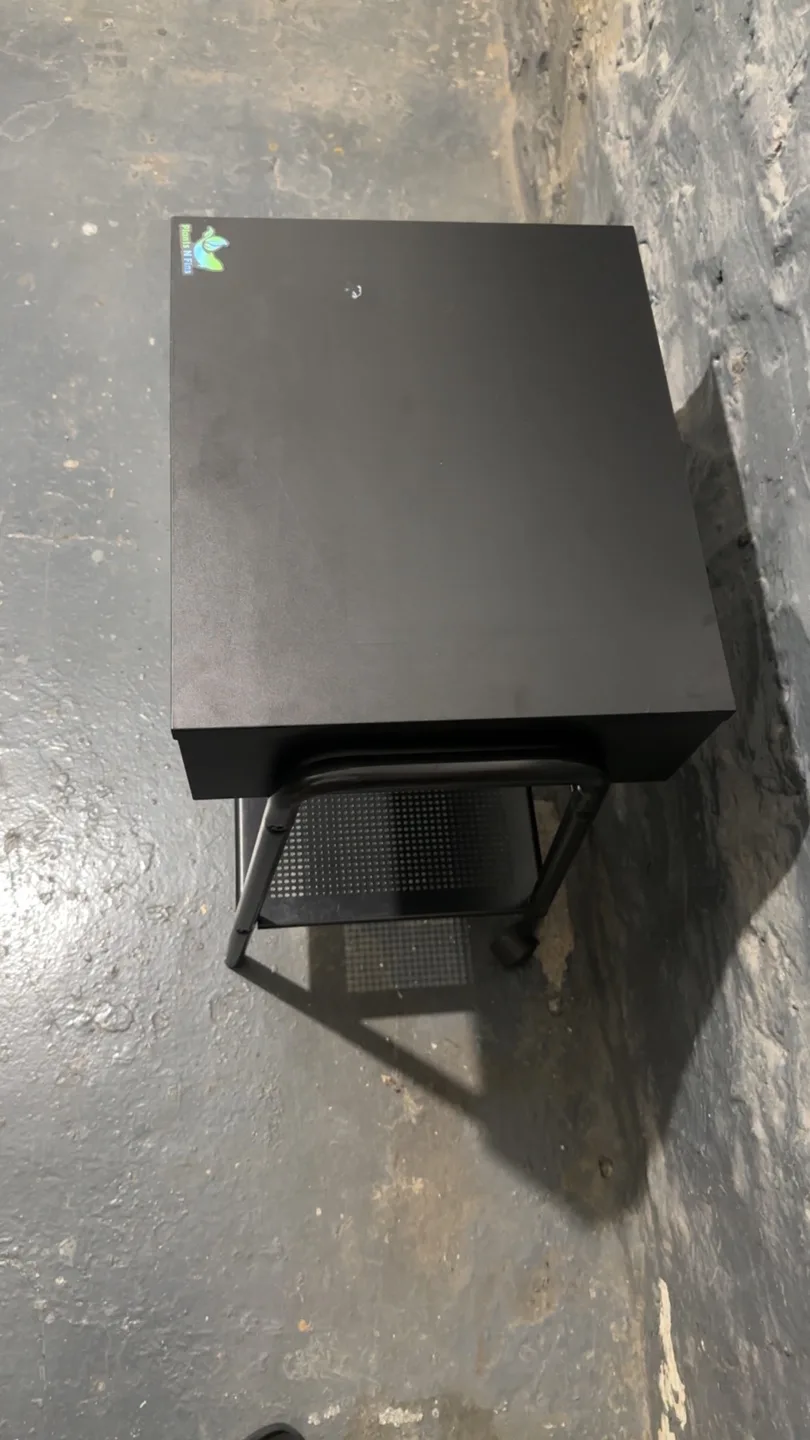 Black Rolling Utility Cart - Sturdy & Versatile image indicator(3)