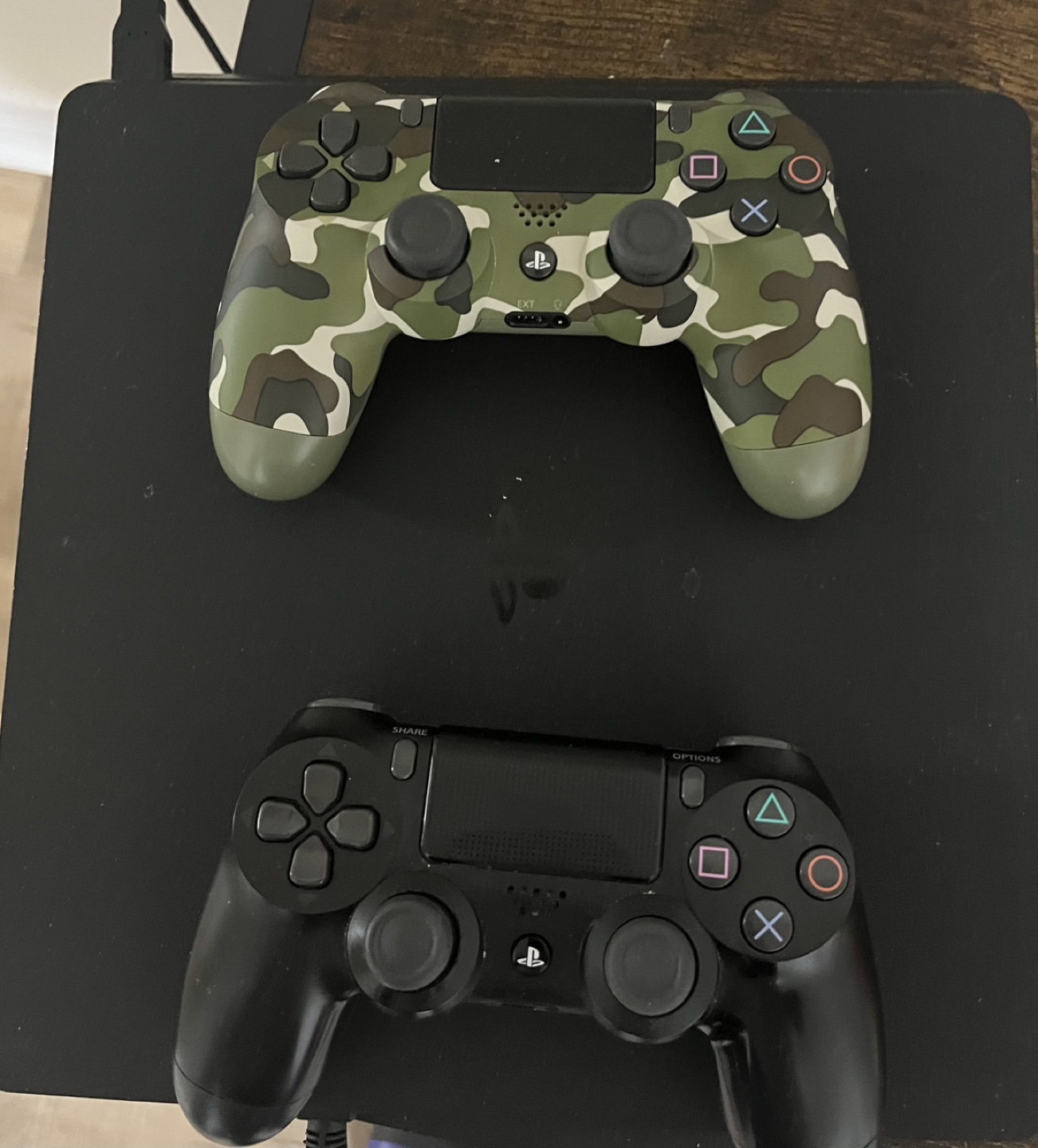 PS4 Slim Console with Two Controllers - photo 2