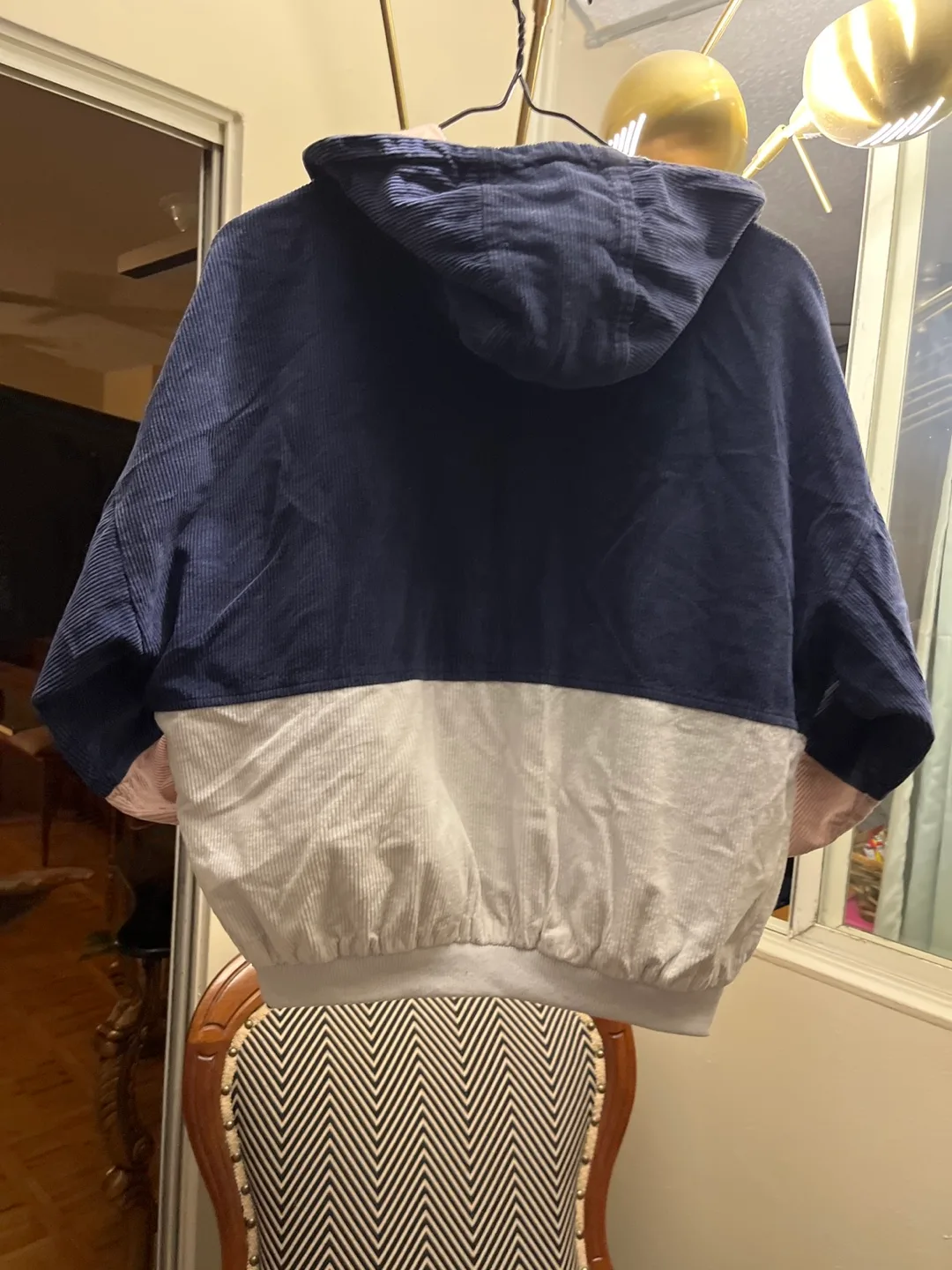 ZAful Colour Block Corduroy Jacket Size S image indicator(6)