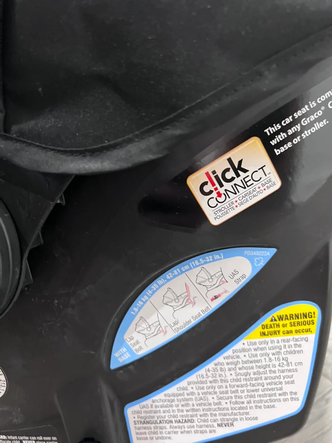 Graco Snugride Snuglock 35 Infant Car Seat image indicator(6)