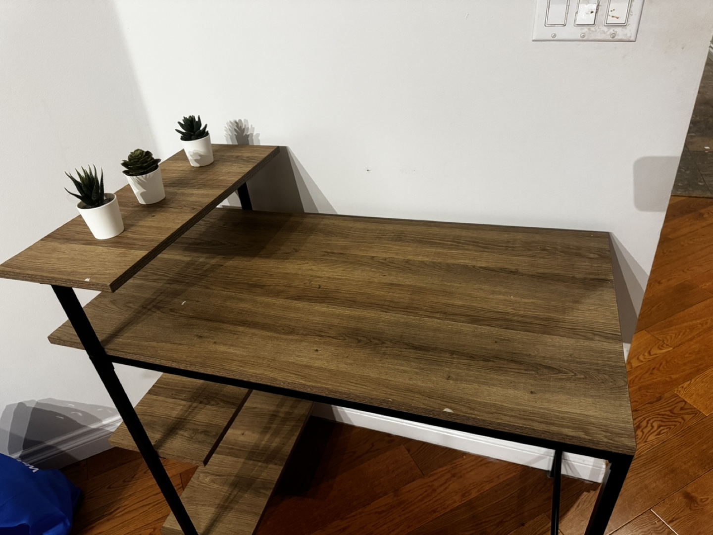 Computer Desk with Shelves - photo 2
