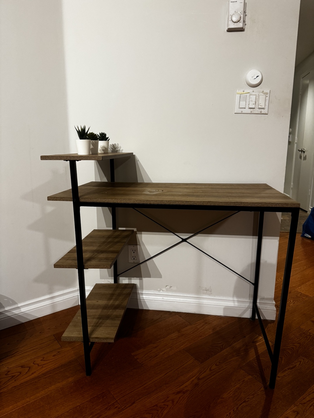 Computer Desk with Shelves
