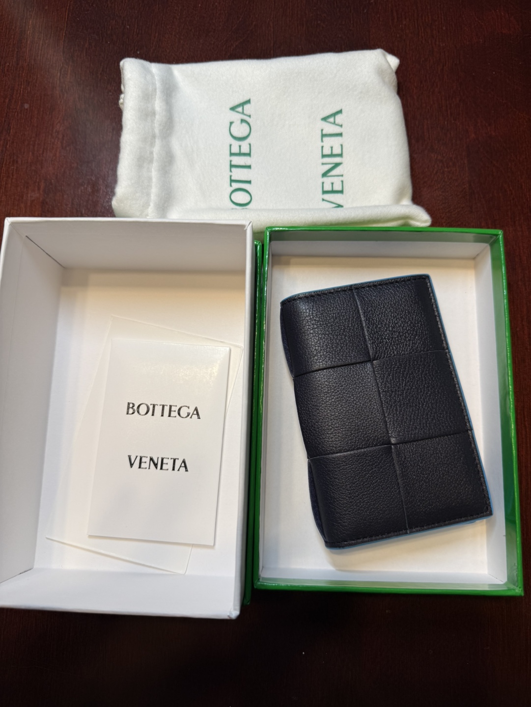 Bottega Veneta Leather Card Holder