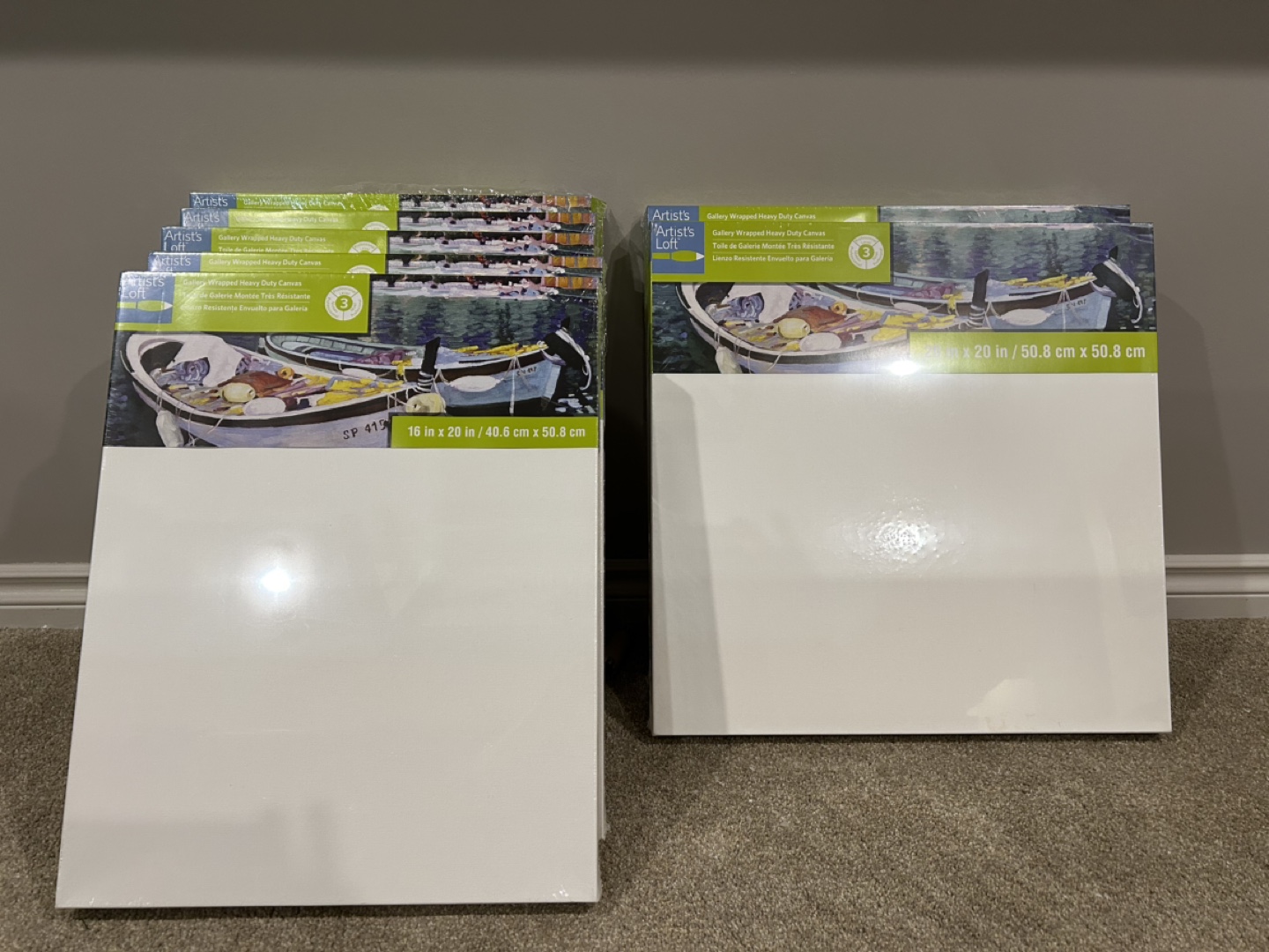 Artist's Loft Gallery Wrapped Heavy Duty Canvases