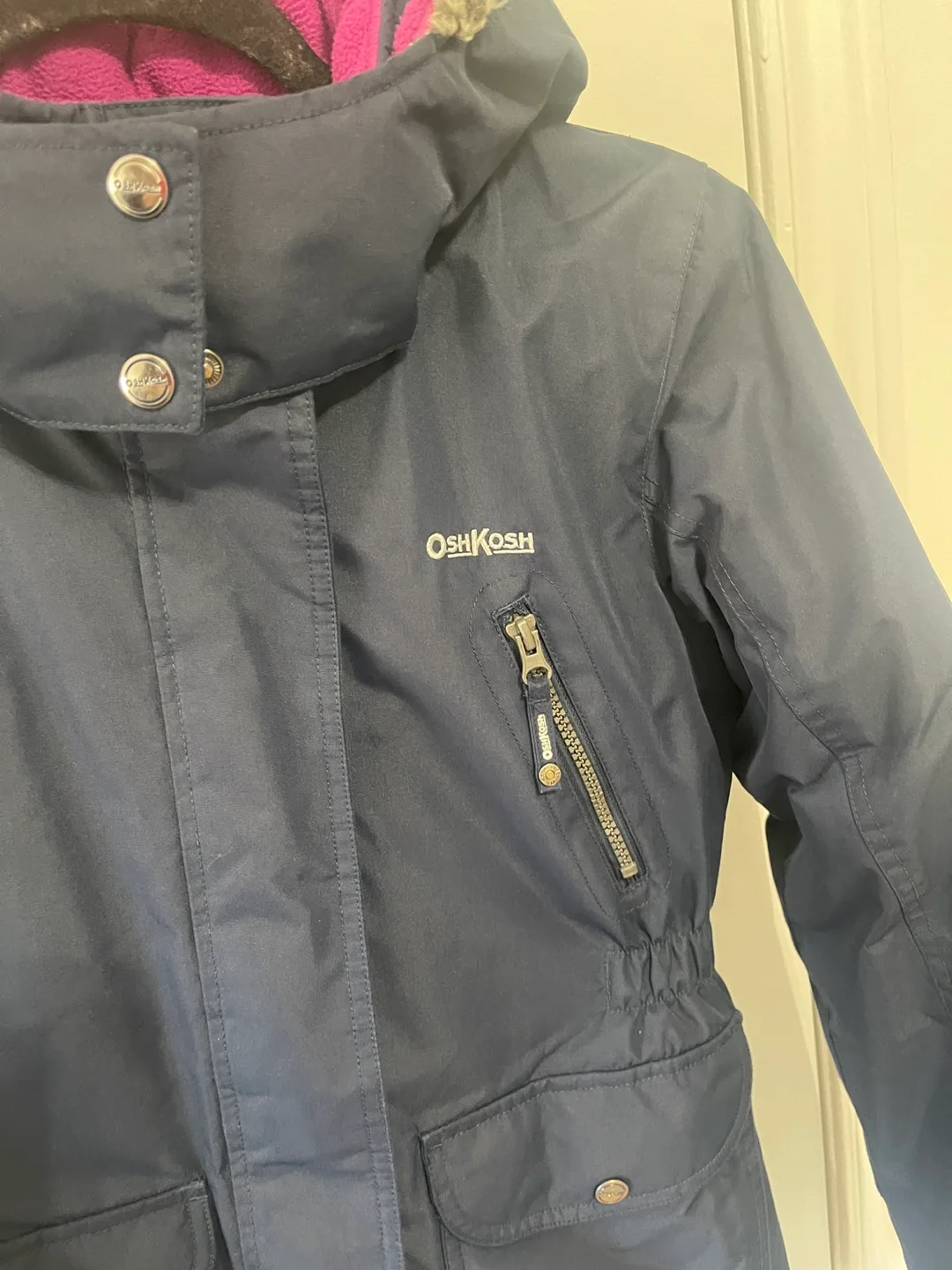 Girls' OshKosh B'Gosh Winter Parka Jacket - Size 7 image indicator(3)