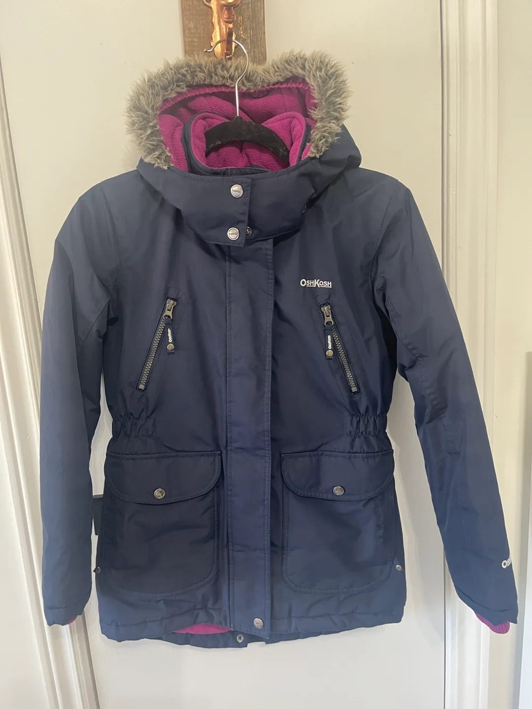 Girls' OshKosh B'Gosh Winter Parka Jacket - Size 7 image indicator(2)