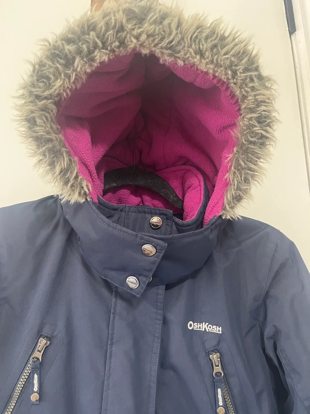 Girls' OshKosh B'Gosh Winter Parka Jacket - Size 7 image indicator(4)