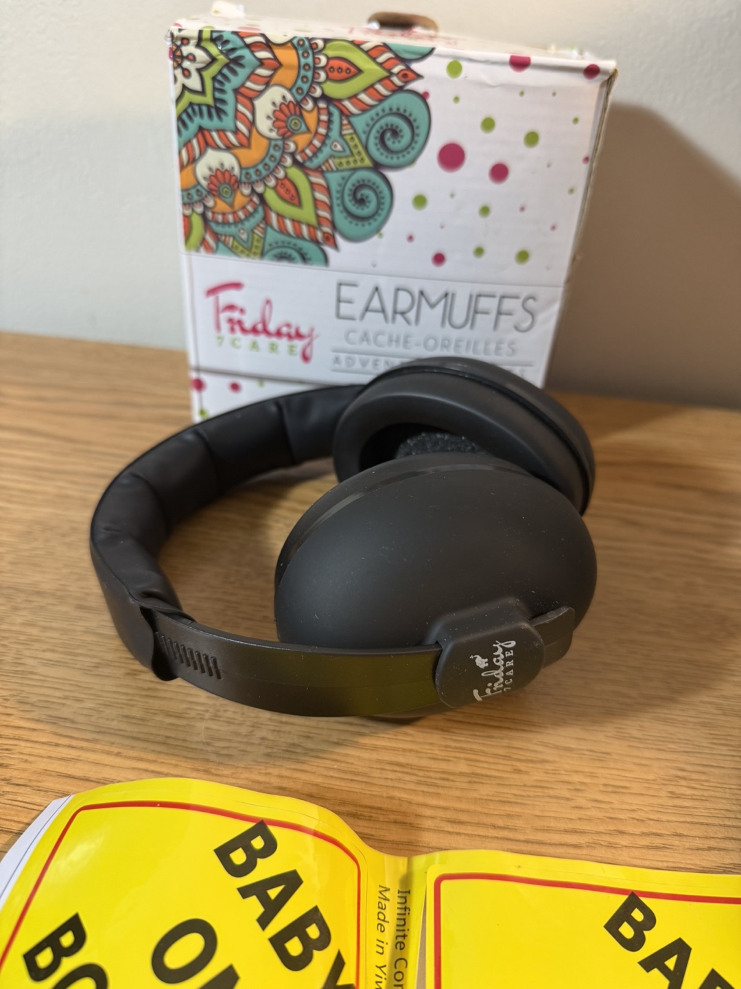 Friday 7Care Baby Earmuffs - Black - photo 2