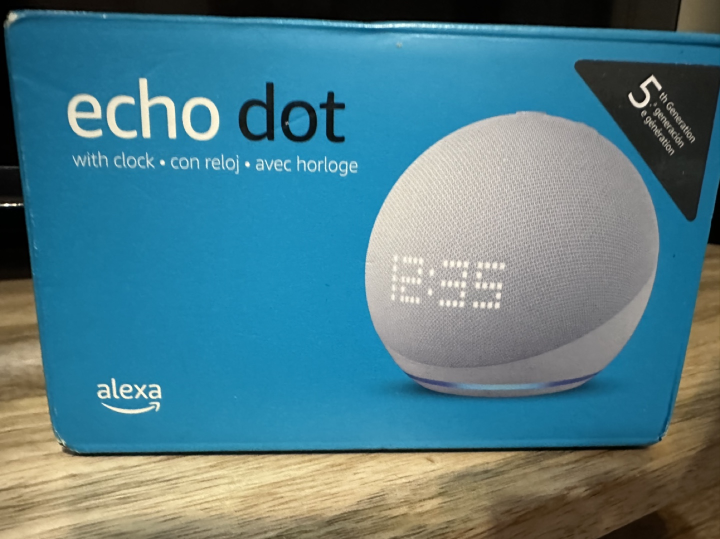 Amazon Echo Dot (5th Gen) with Clock - Smart Speaker