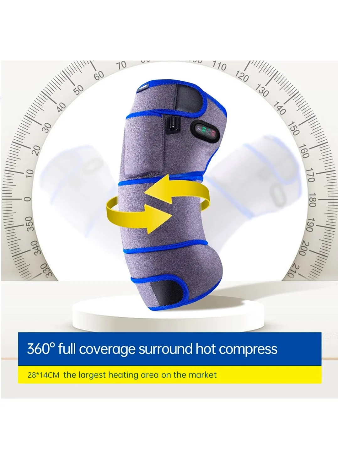 Electric Heated Knee Wraps with Vibration image indicator(2)