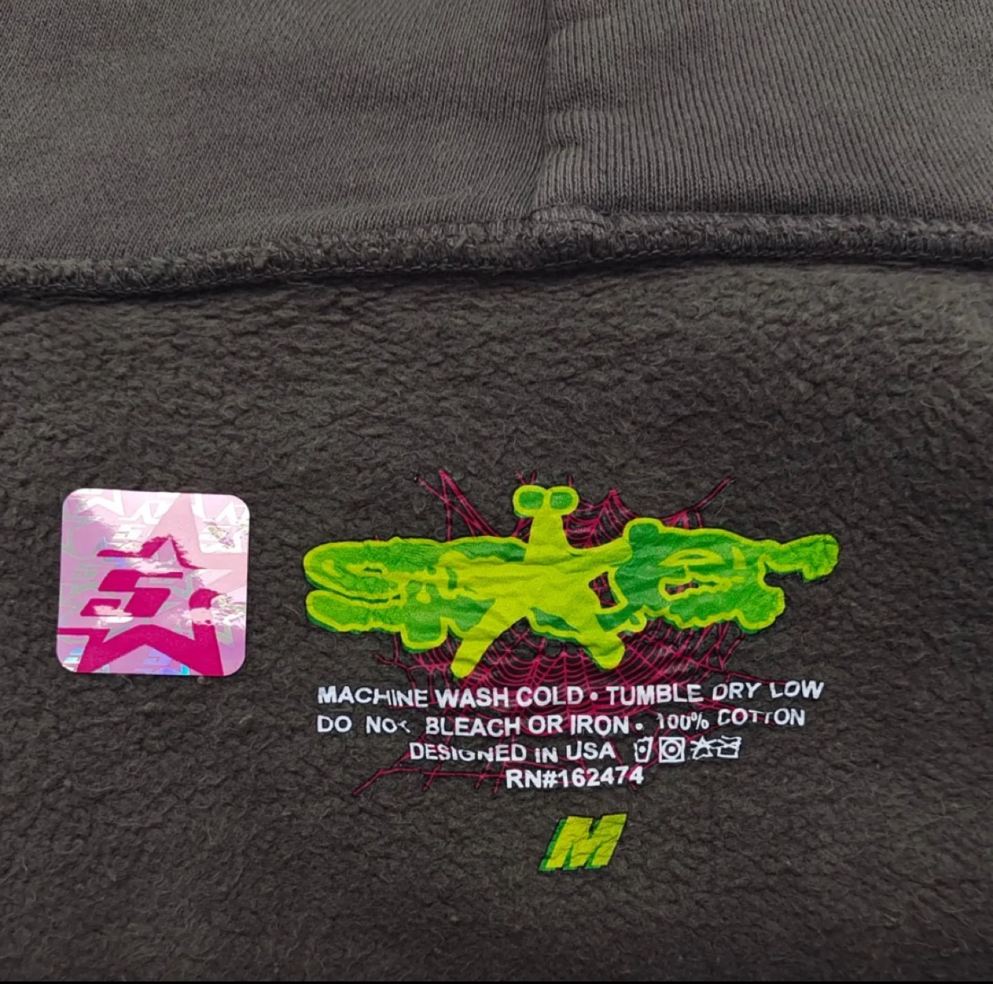 Sp5der hoodies medium and large brand new image indicator(9)