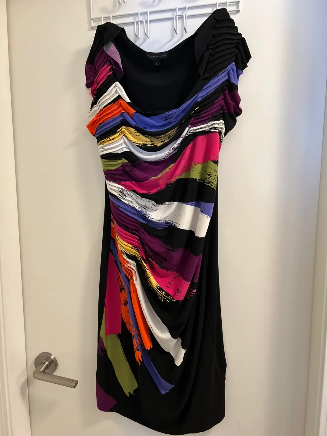 Rampage Multicoloured Abstract Print Dress💚 thumbnail