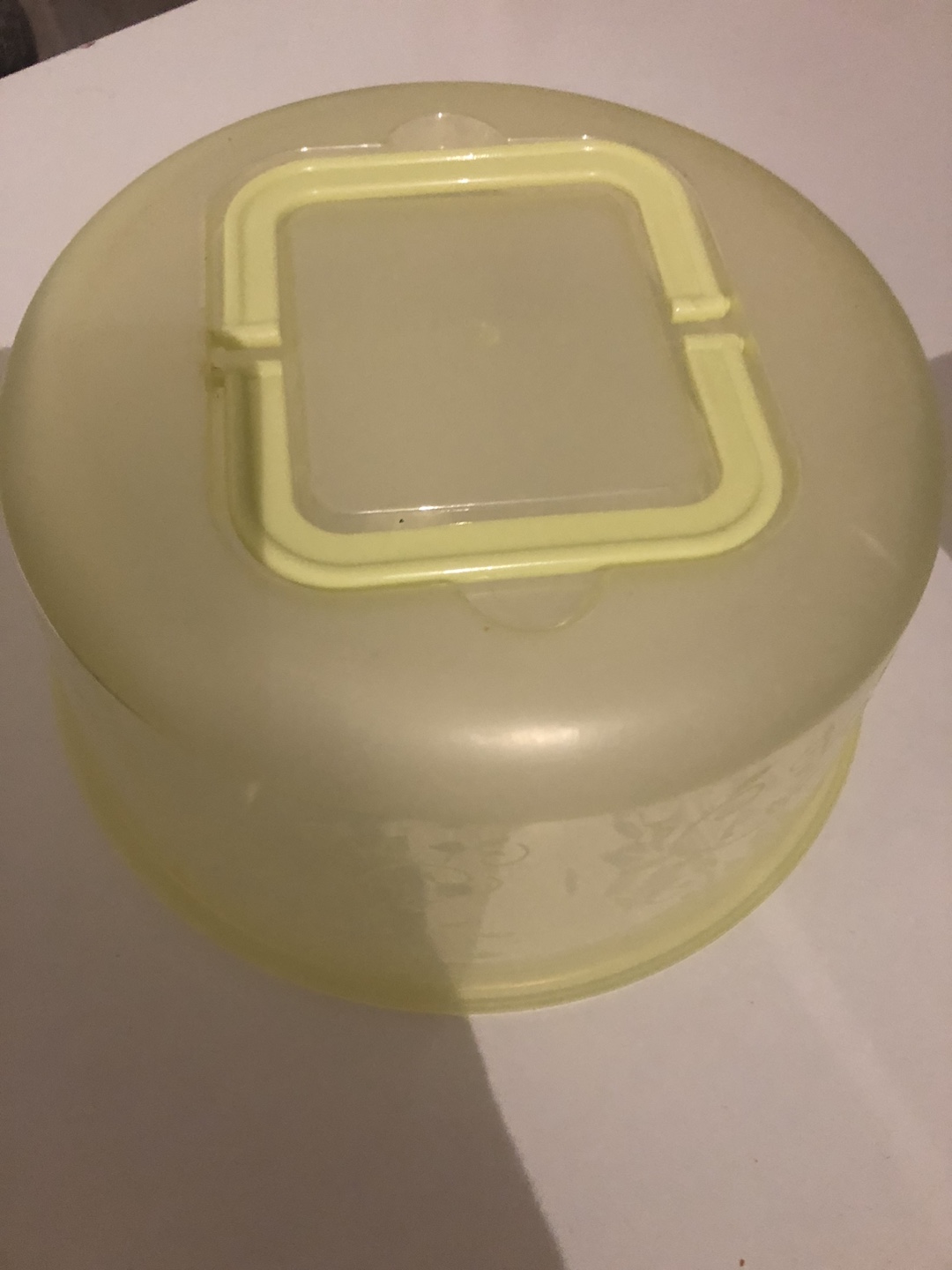 Yellow Plastic Cover