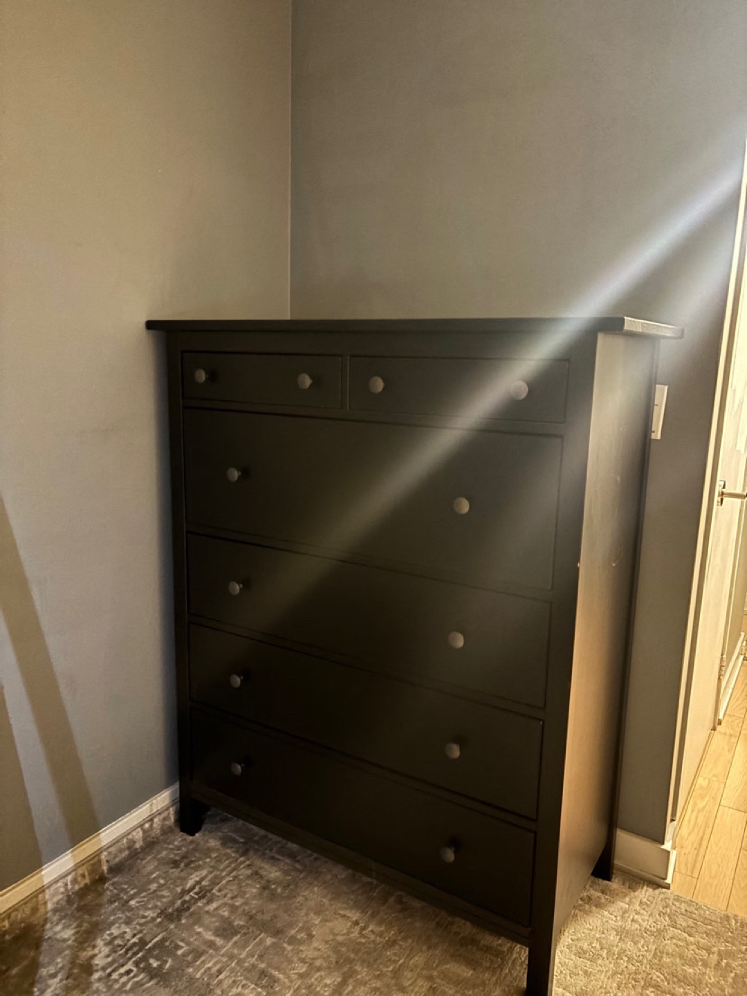 IKEA Hemnes 6-Drawer Dresser - Black - photo 4