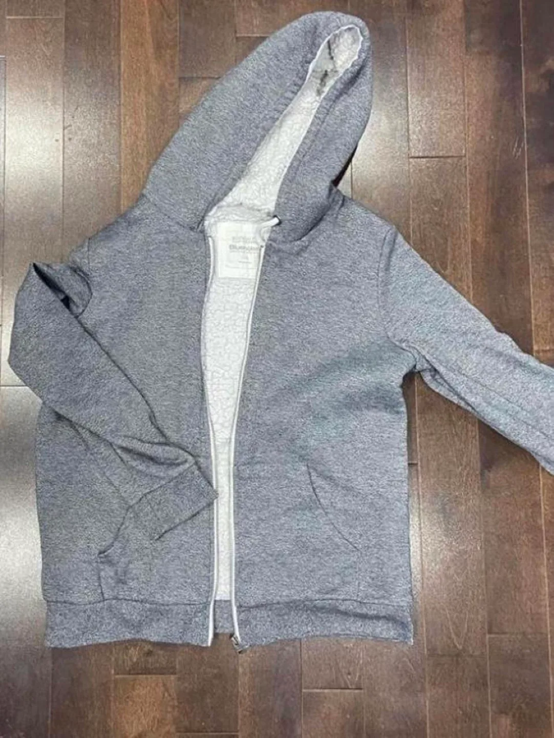 Fleece zip up sweater image indicator(2)