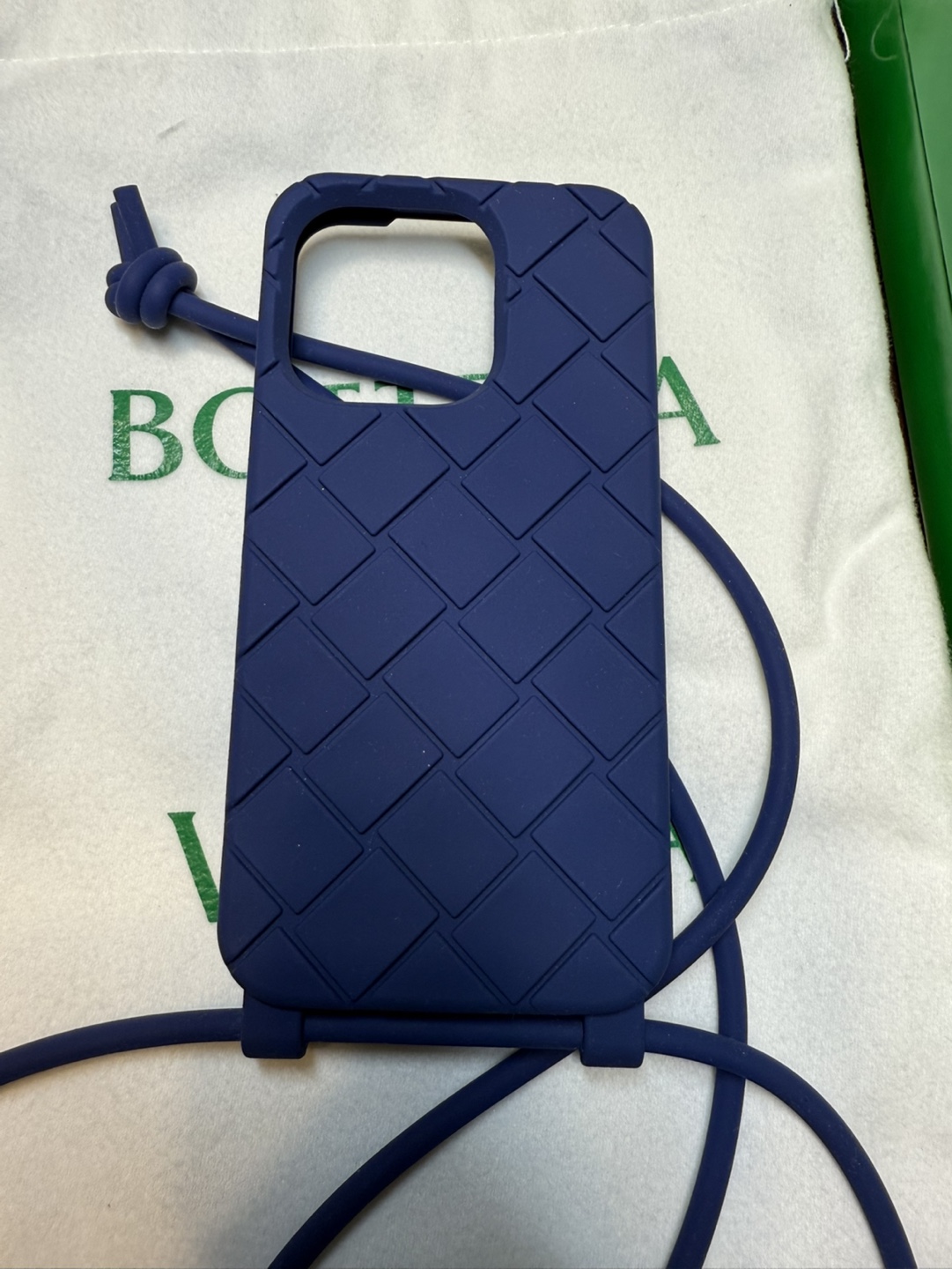 Bottega Veneta iPhone 14 Pro Rubber Phone Case with Strap - photo 2