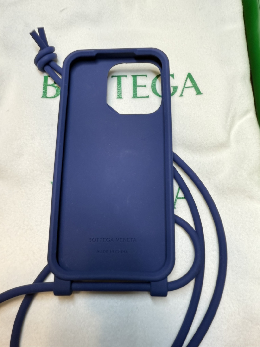Bottega Veneta iPhone 14 Pro Rubber Phone Case with Strap - photo 3