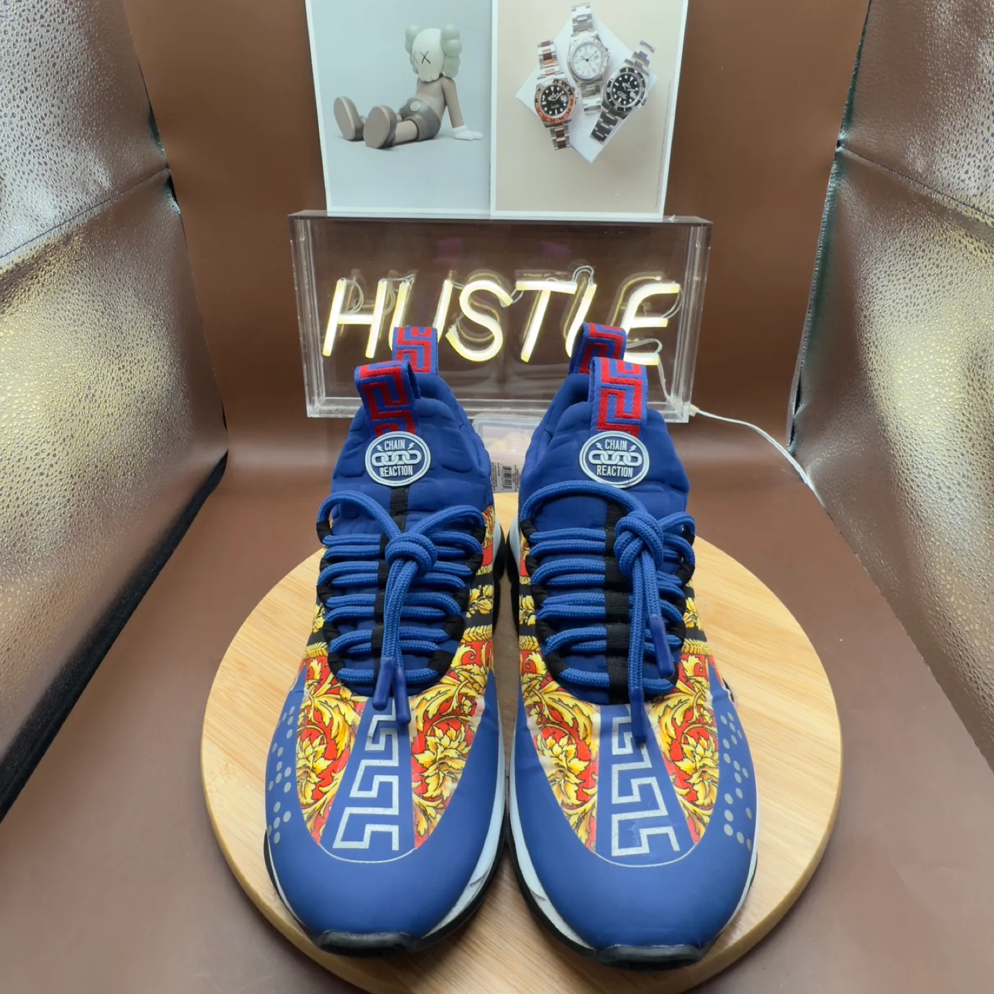 Versace Cross Chainer Blue Multi Men’s Size 42EU/9US image indicator(3)