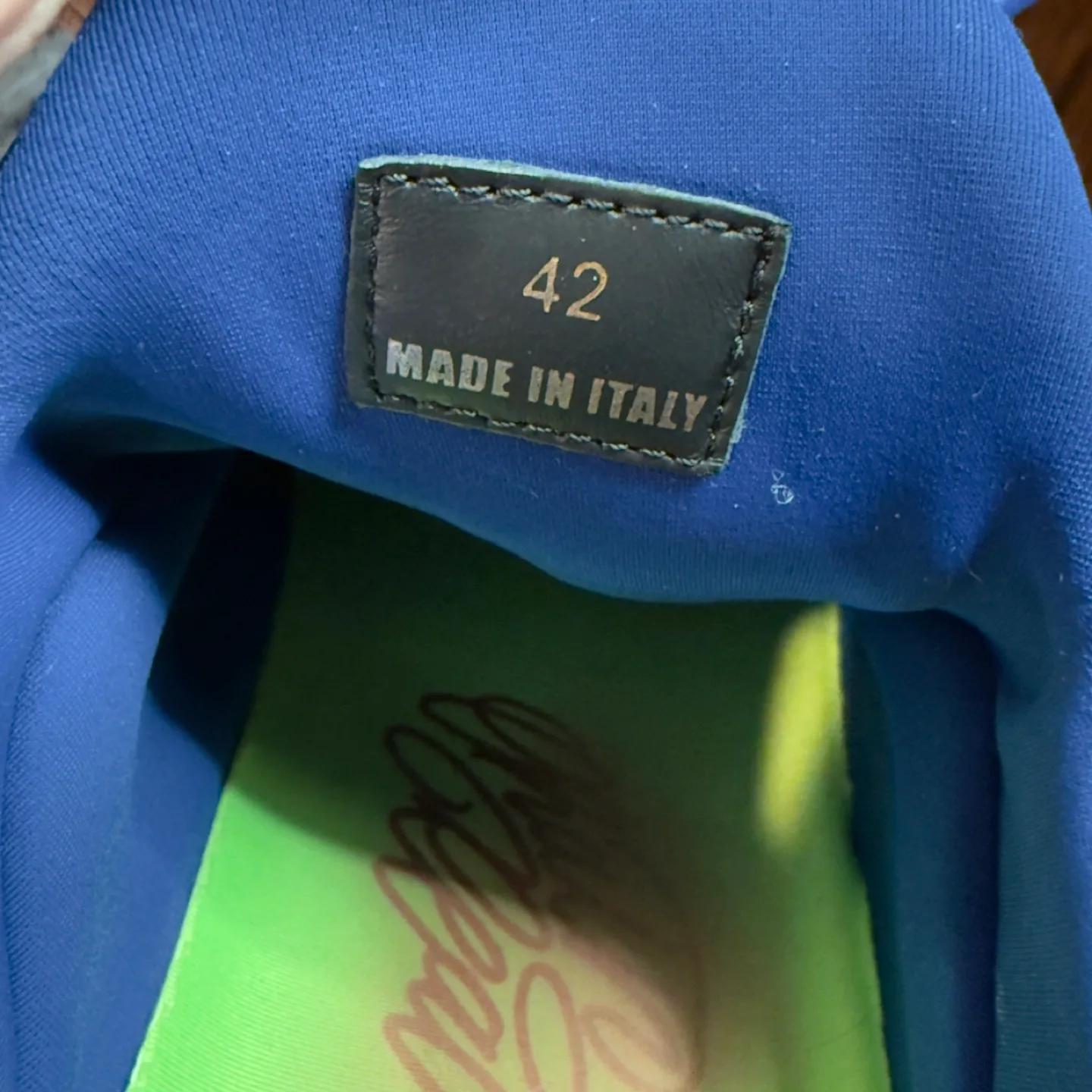 Versace Cross Chainer Blue Multi Men’s Size 42EU/9US image indicator(6)