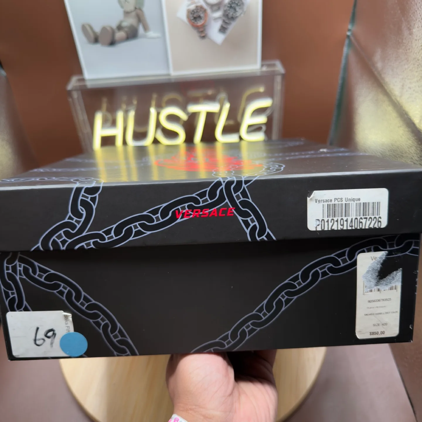 Versace Cross Chainer Blue Multi Men’s Size 42EU/9US image indicator(7)